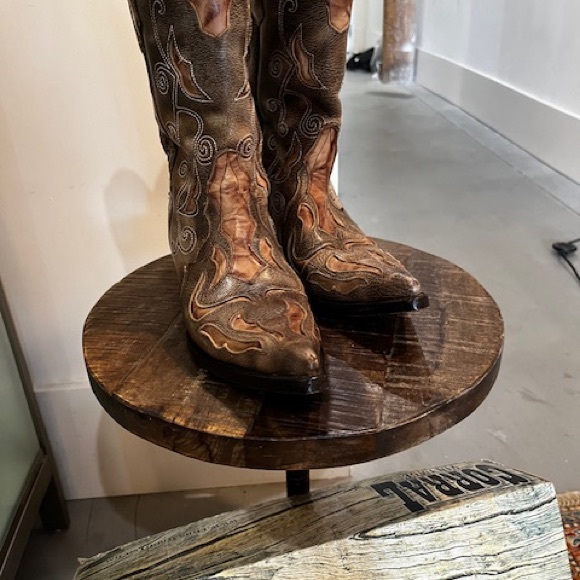 Corral Brown and Tan Western Cowboy Boots - Picture 2 of 5